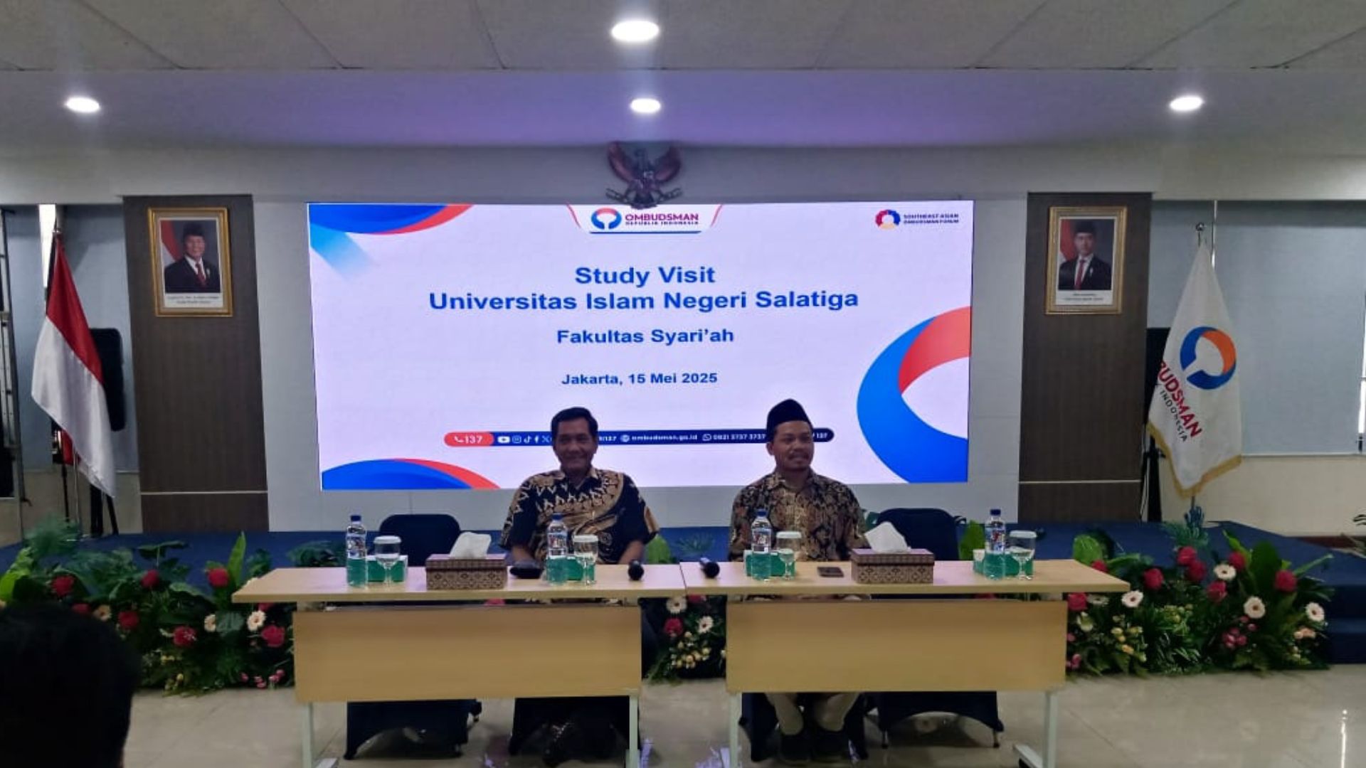 Perkuat Wawasan Hukum dan Pelayanan Publik, 96 Mahasiswa HTN UIN Salatiga Kunjungi Ombudsman RI